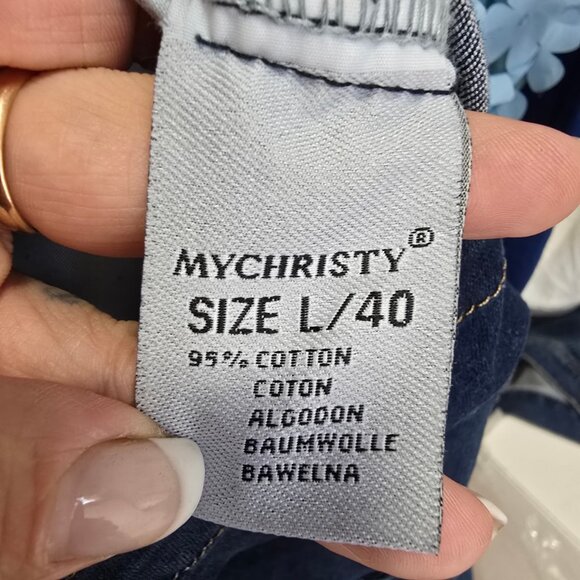 Krisp Denim Maternity Overalls Size L - Picture 9 of 9